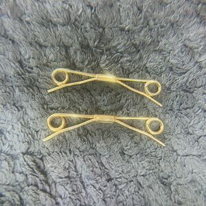 Elegant Gold Hair Clips